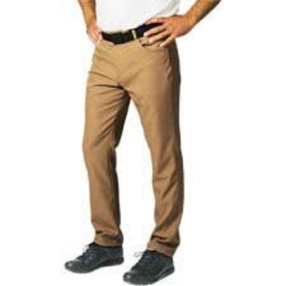 TGW tan flat front golf‎ activewear pants size 36 x 32